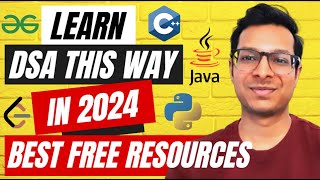 Best Free Resources to learn DSA in 2024  Every DSA topic covered  C Java Python [upl. by Osbert685]