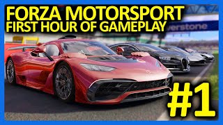 Forza Motorsport Lets Play  Choosing Our First Car Part 1 Forza Builders Cup [upl. by Macintosh279]