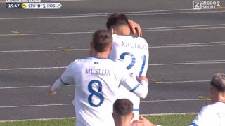 Edon Zhegrova Goal Lithuania vs Kosovo 12 Goals and Extended Highlights [upl. by Jakie]