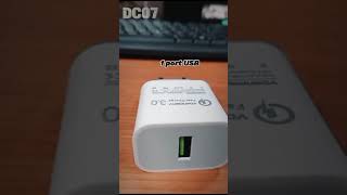 Reviewing the DC07 Charger Quick Charge 30 Performance and 18W Output Features [upl. by Millham339]