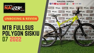 MTB Polygon Siskiu D7 TERBARU  2022 UNBOXING REVIEW [upl. by Auhsoj]