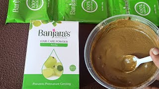 How to use Amla powder for Hair Growthఉసిరిపొడిని ఎలా వాడాలిAmla Hair PackBanjaras Amla Powder [upl. by Deutsch]