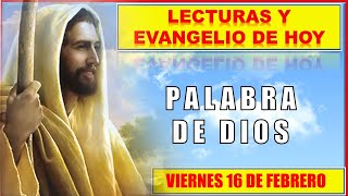 PALABRA DE DIOS Para Hoy  LECTURAS Y EVANGELIO DE HOY VIERNES 16 DE FEBRERO 2024 Buen Pastor Radio [upl. by Nnaycart]