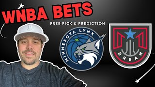 Lynx Vs Dream WNBA Pick for Tuesday 910  Picks And Parlays [upl. by Harrat391]