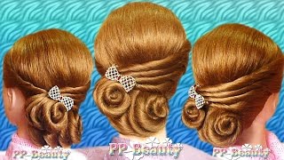 เกล้าผมมวยต่ำ Elegant Hairstyle Bridal Updo Hairstyle [upl. by Iron]