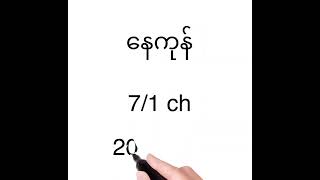 27 2 2024 အဖွင့်နေနေကုန်နဲ့ တစ်ပတ်စာလိုက်ဂဏန်း [upl. by Hayarahs673]