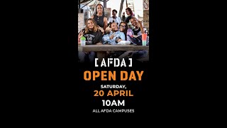 📢 Save the date AFDA OPEN DAY is happening Saturday 20 April 2024 ✨ [upl. by Dido866]