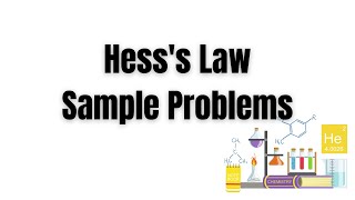 Hesss Law Sample Problems  General Chemistry  Chemistry for Engineers  Sir Gelo Lopez [upl. by Alastair451]