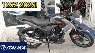 ITALIKA 125Z 2025 REVIEW Y FICHA TÉCNICA 😎🏍️ [upl. by Crissie]