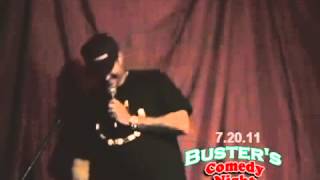 Medi Mike Boris 3 minute set Busters Comedy Night [upl. by Rosenthal247]