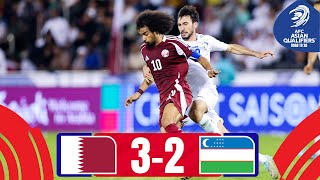 Lucas Mendes makes a late save  Qatar  Uzbekistan  Highlights AsianQualifiers  Road To 26 [upl. by Marissa109]