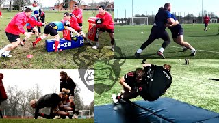 Rugby Tackling and jackal drills compilation [upl. by Aytida]