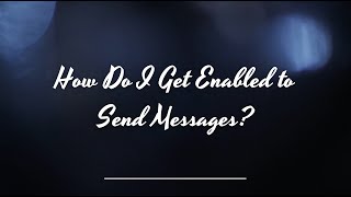 How do I get enabled to send messages with Mobile Text Alerts FAQ [upl. by Dennison570]