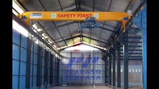 Hoist Crane Pabrik Gudang pekerjaan Mulai dari Renovasi konstruksi Gedung hingga fabrikasi Hoist [upl. by Anidan]