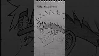 naruto drawing video 😲 shorts drawing art youtubeshorts trending [upl. by Laehcimaj6]