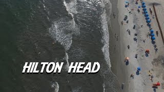 Coligny Beach Hilton Head Island South Carolina Drone Footage [upl. by Ecinrahs]