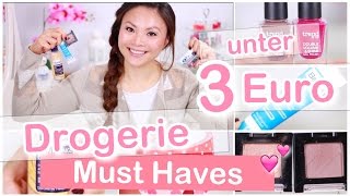 DROGERIE MUST HAVES FÜR UNTER 3 EURO  Mamiseelen [upl. by Finstad]