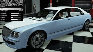 GTA 5  Past DLC Vehicle Customization  Enus Cognoscenti Bentley Flying Spur [upl. by Meier]