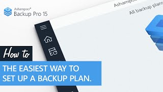 Ashampoo Backup Pro 15 — The easiest way to set up a backup plan [upl. by Olmstead]