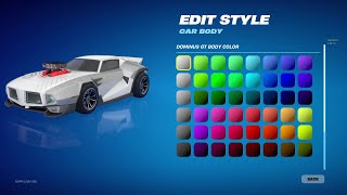 My Rocket League Car DOMINUS GT got imported to Fortnite [upl. by Ynor]