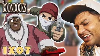 The Boondocks  S1E7quotA Huey Freeman Christmasquot  REACTION [upl. by Grekin]