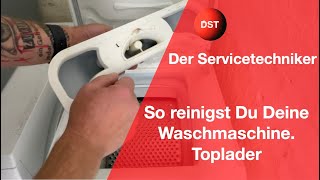 So reinigst Du deine Waschmaschine  Toplader [upl. by Tamma]