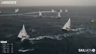 470 Medal Races Live Video  Lanzarote International Regatta 2023 [upl. by Aoket]