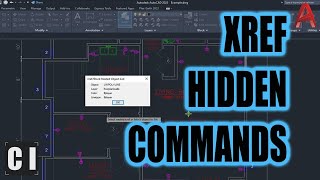 AutoCAD Hidden XREF Commands Save Time With These External References Tricks [upl. by Mccord]