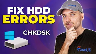 How to Fix Hard Drive Errors With CHKDSK [upl. by Annaicul255]