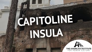 Capitoline Insula  best preserved apartment building from Ancient Rome [upl. by Cappella]