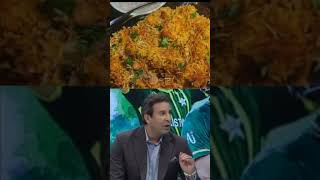 Karachi Biryani taste is better than Indian Hyderabad Biryani Say wasim bhai cricket [upl. by Walt]