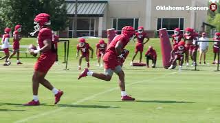 Oklahoma Football Open Practice OFFENSE 8524 [upl. by Swope]