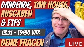 💸 DIVIDENDE TINY HOUSE Haushaltsbuch Versicherungen passives Einkommen deine Fragen und mehr 💸 [upl. by Pohsib]