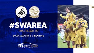 SWANSEA 23 READING  Resilient Royals seal big win over Swans [upl. by Ridglea]