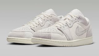 Air Jordan 1 Low SE Craft Ivory  Light Bone  2024 [upl. by Sanjiv]