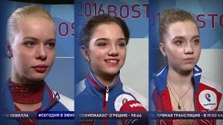 20160331  Чемпионат Мира 2016  Интервью после короткой программы [upl. by Herrera]