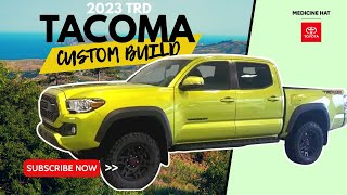 ELECTRIC LIME 2023 TACOMA BUILD  medicinehattoyota [upl. by Young633]