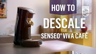 How to descale your Senseo® Viva Café©  Philips  HD7825 [upl. by Naivart]