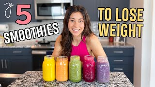 5 SMOOTHIES FOR THE WEEK TO LOSE WEIGHT Yovana [upl. by Mellicent]