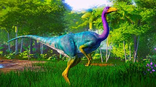 Blue Charlie Delta Echo Hunting Struthiomimus in Woodland Environment  Jurassic World Evolution [upl. by Leahcimnoj]