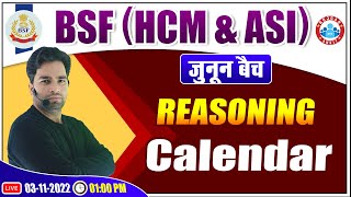 Calendar Reasoning Class  BSF HCM amp ASI Reasoning Class  BSF Reasoning Class By Manish Sir 44 [upl. by Valoniah132]