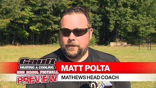 Gault Heating amp Cooling HS Football Preview Mathews Mustangs [upl. by Eelam]