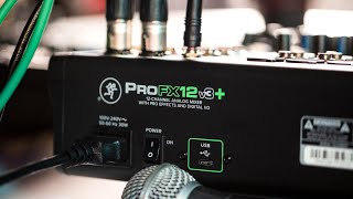 NEW Mackie ProFXv3 Analog Mixer with Enhanced FX and USB Recording Modes  Demo and Overview [upl. by Frederique]