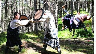 Highland Martial Basics  Sword Targe Staff and Hand to hand [upl. by Felton559]