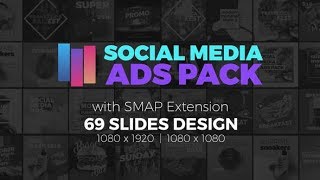 Social Media Ads Pack After Effects Template★ AE Templates [upl. by Adnohr511]