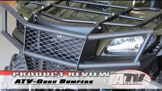 ATV Television  ATVGuru Suzuki King Quad Bumpers [upl. by Kalagher345]