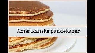 Amerikanske pandekager opskrift 🥞 Lækre og luftige [upl. by Ilagam]