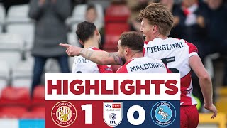 Stevenage 10 Wycombe Wanderers  Sky Bet League One Highlights [upl. by Hendricks673]