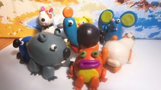 My collection Dogs story Fluffy pets Australian animals Ecxotic crafts hey clay DIY tutorial [upl. by Ricker218]