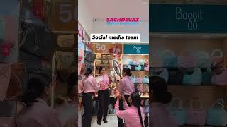 Sachdevaz Staff Working Team Mall of Cosmetics working social media t [upl. by Mccarthy]